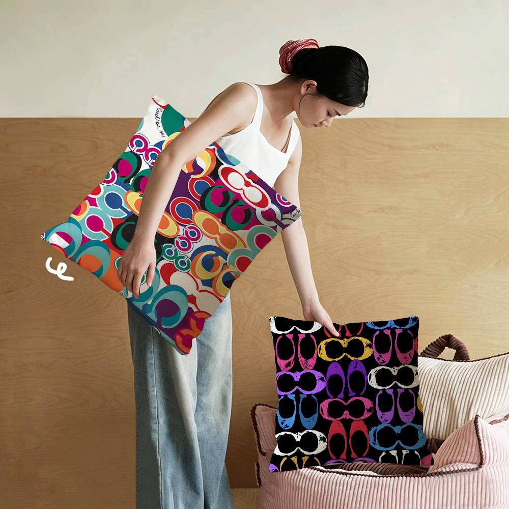 C-Coach B-Brand LOGO Cushion C - Home Textiles Inc ulasan dan harga