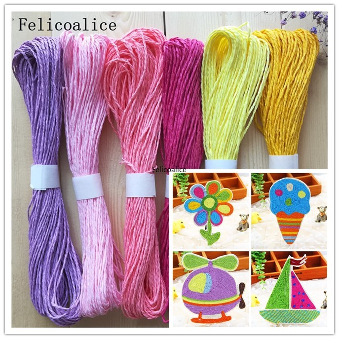1pcs/lot 30M Rafi Grass Rope D - Home Art Textiles ulasan dan harga