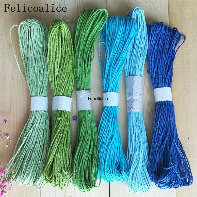1pcs/lot 30M Rafi Grass Rope D - Home Art Textiles ulasan dan harga