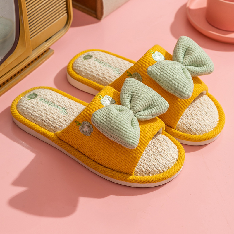 Comfort Linen Slippers for Cou - Home And Textiles ulasan dan harga