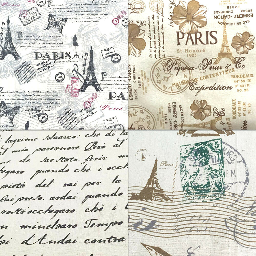 Paris Eiffel Tower Flower Seal - Home Textiles Paris ulasan dan harga