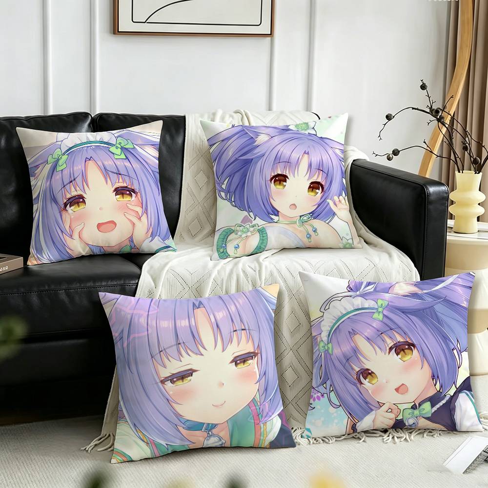 C-Cinnamon NEKOPARA Pillow Cas - Home Textiles Inc ulasan dan harga