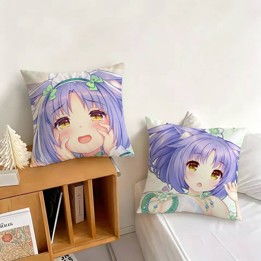 C-Cinnamon NEKOPARA Pillow Cas - Home Textiles Inc ulasan dan harga