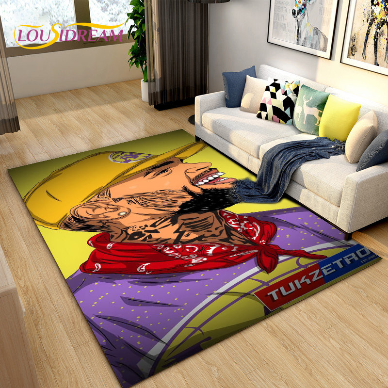 Hip Hop Art Rapper Legend Star - Home Art Textiles ulasan dan harga