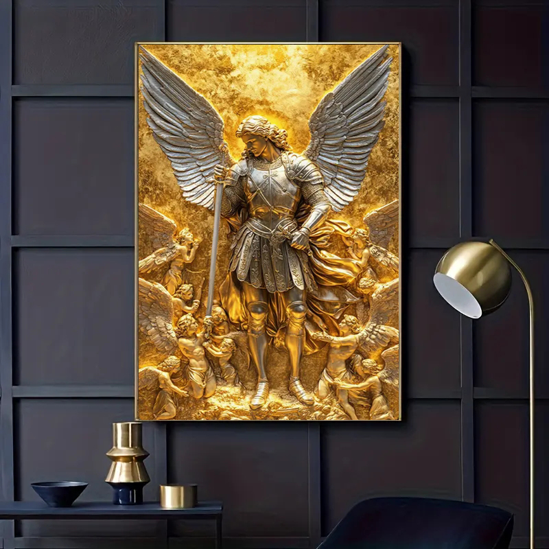 Archangel Michael Gold Angel S - Home Textiles Products ulasan dan harga