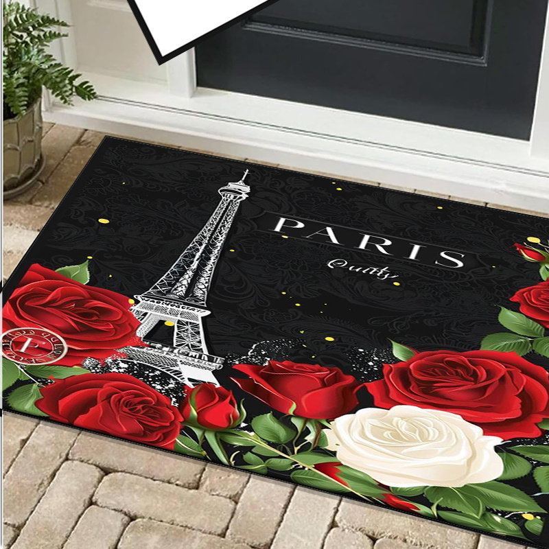 Romantic Paris Eiffel Tower Ro - Home Textiles Paris ulasan dan harga
