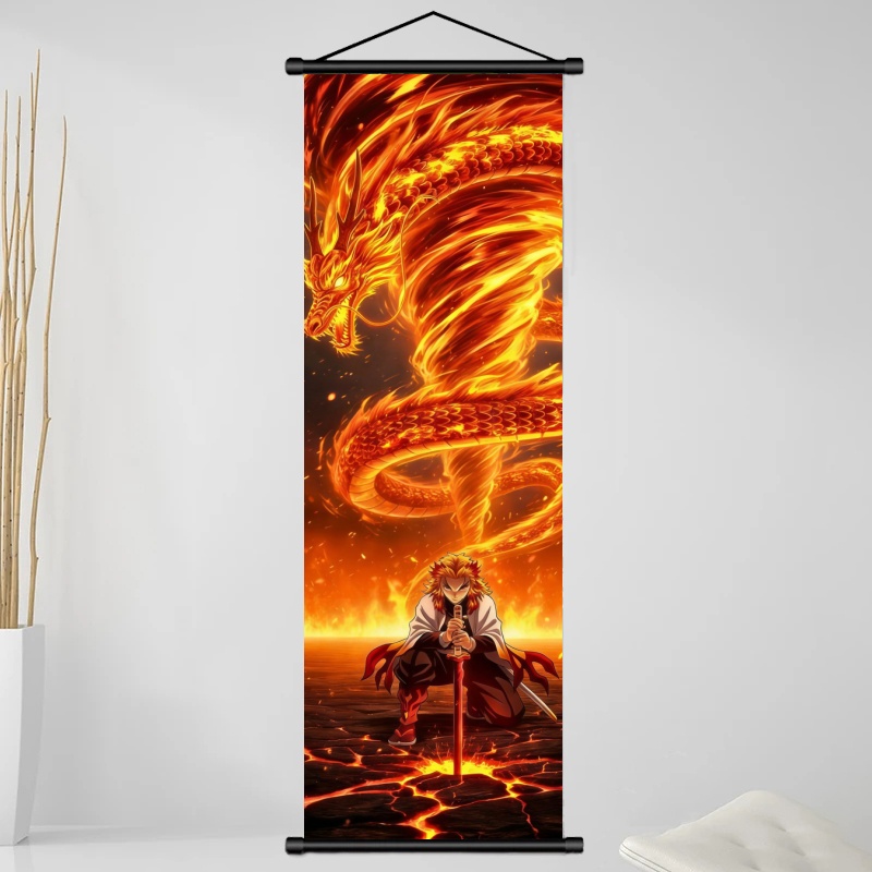 Demon Slayer Kyojuro Rengoku H - Home And Textiles ulasan dan harga