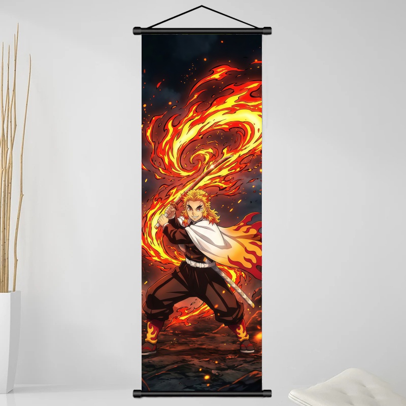 Demon Slayer Kyojuro Rengoku H - Home And Textiles ulasan dan harga