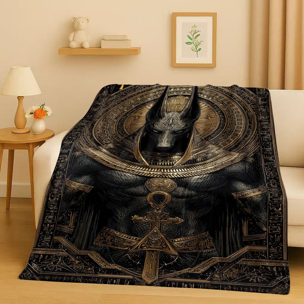 HD Dead God Anubis Pharaoh Anc - Home Textiles Egypt ulasan dan harga