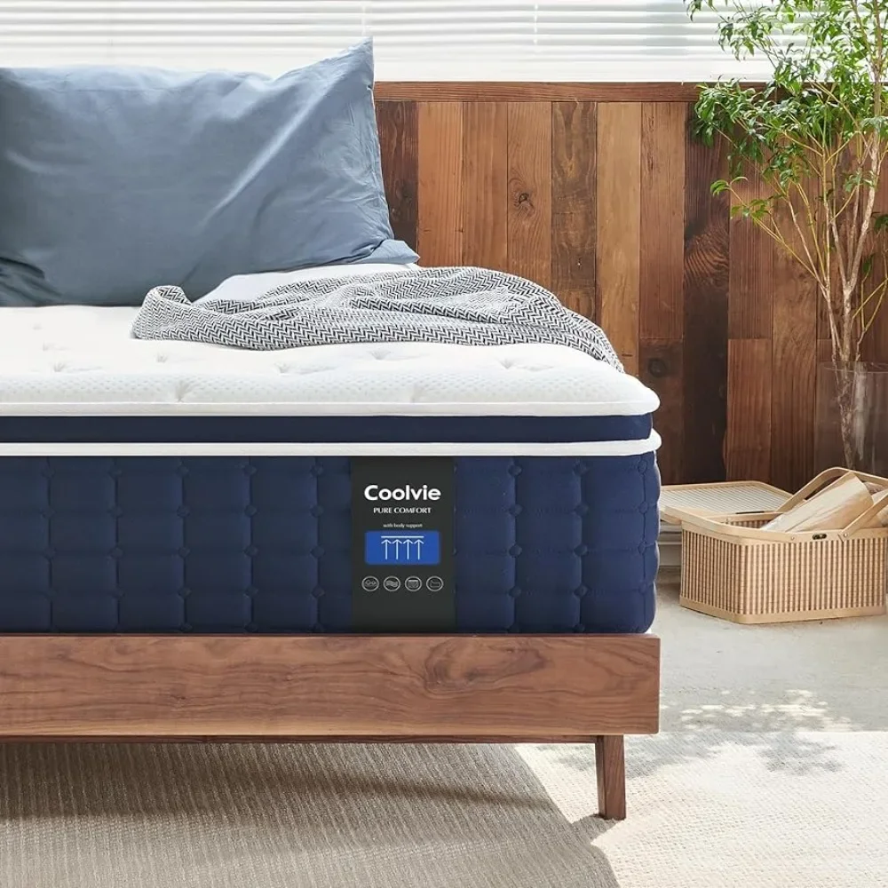 Bed Mattresses Hybrid Construc - Memory Foam Topper ulasan dan harga