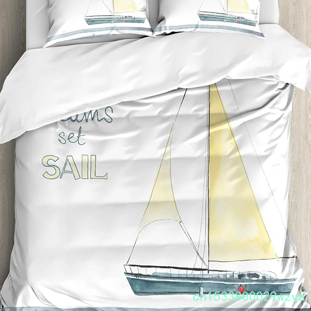 Nautical Anchor Ship Lighthous - Home Art Textiles ulasan dan harga