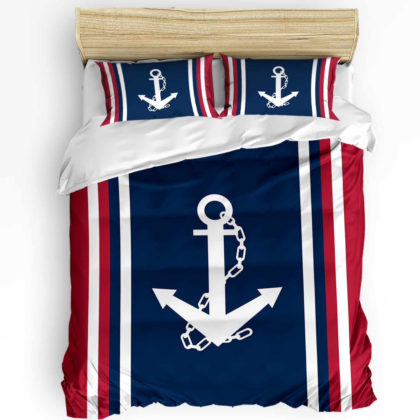 Nautical Anchor Ship Lighthous - Home Art Textiles ulasan dan harga