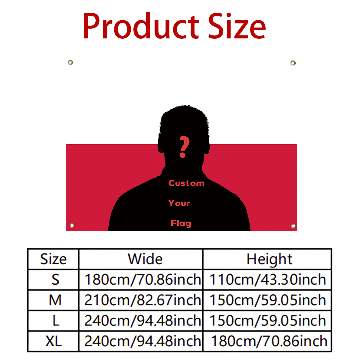 1Pc Custom Photo Polyster Flag - Home And Textiles ulasan dan harga