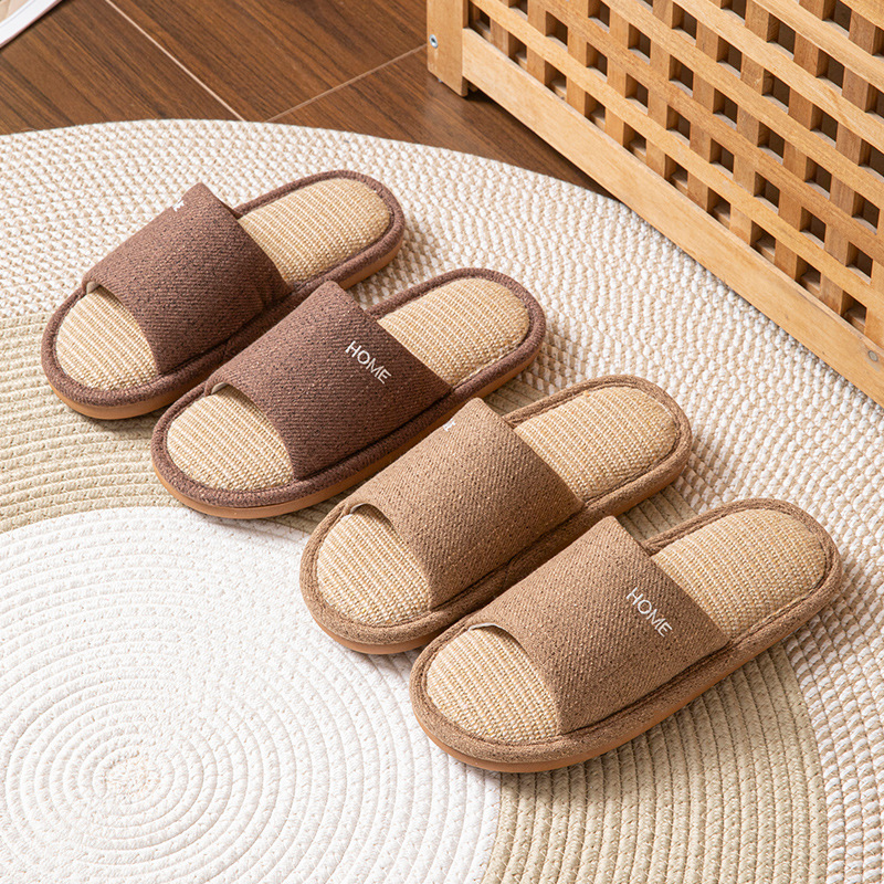 Linen Platform Women's Slipper - Home And Textiles ulasan dan harga