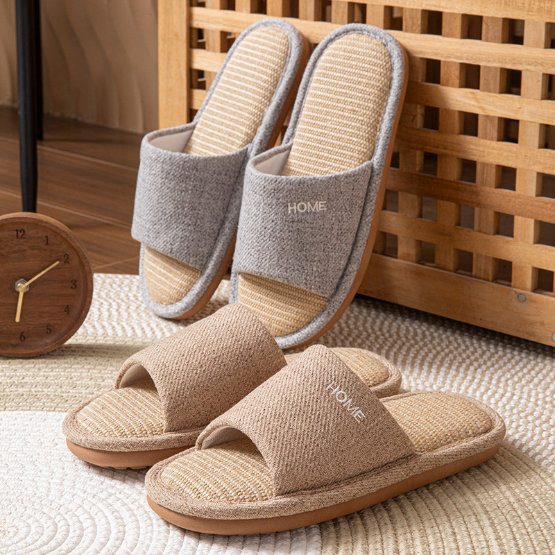 Linen Platform Women's Slipper - Home And Textiles ulasan dan harga