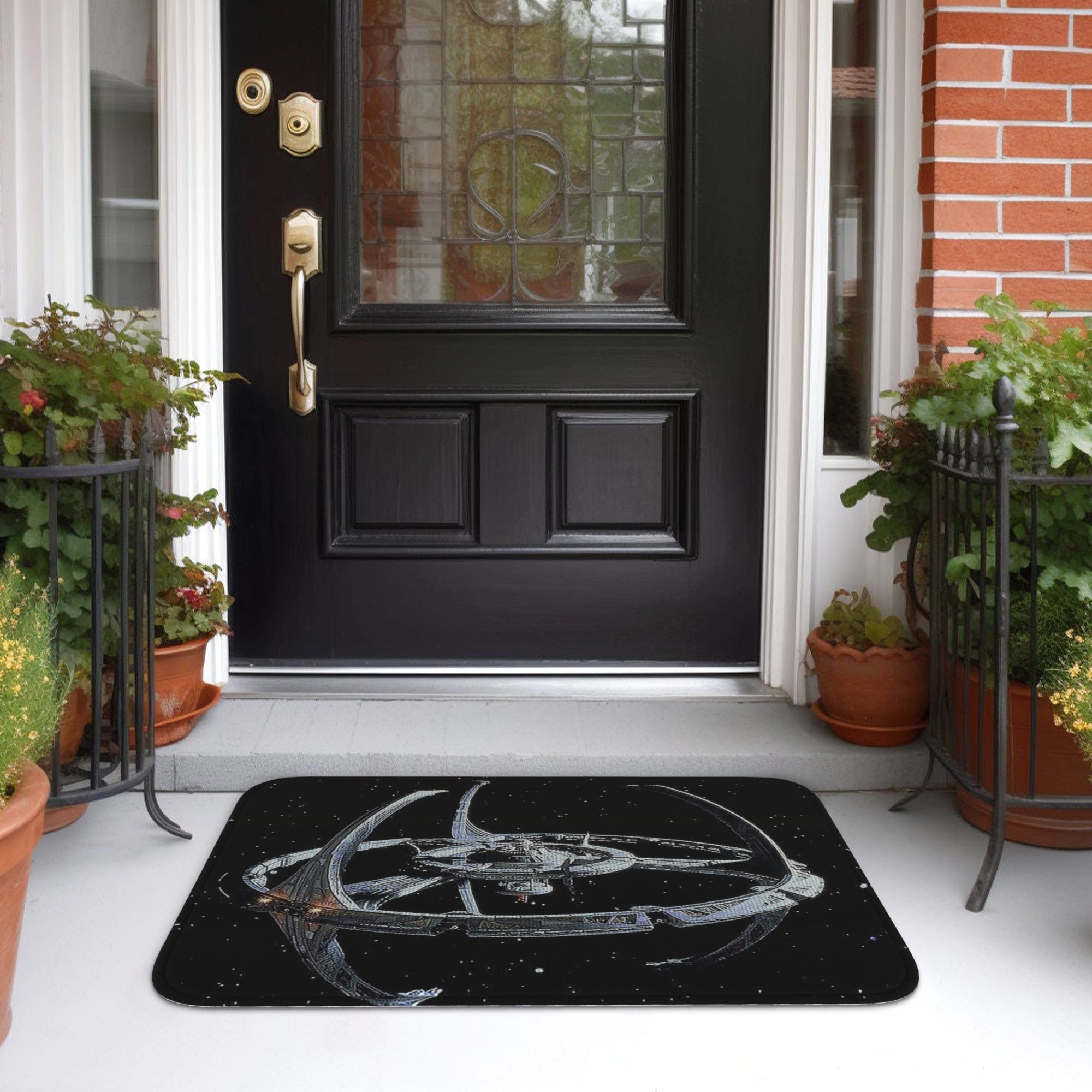 Stars Treks Deep Space Nine Lo - Home Textiles Logo ulasan dan harga