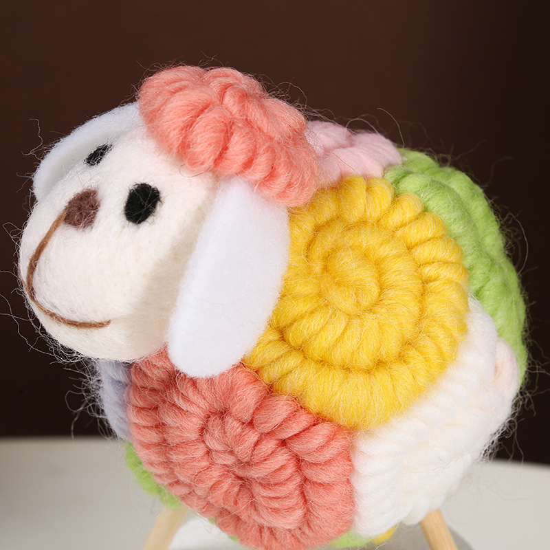 1PCS Lovely Felt Sheep Ornamen - Home Textiles China ulasan dan harga