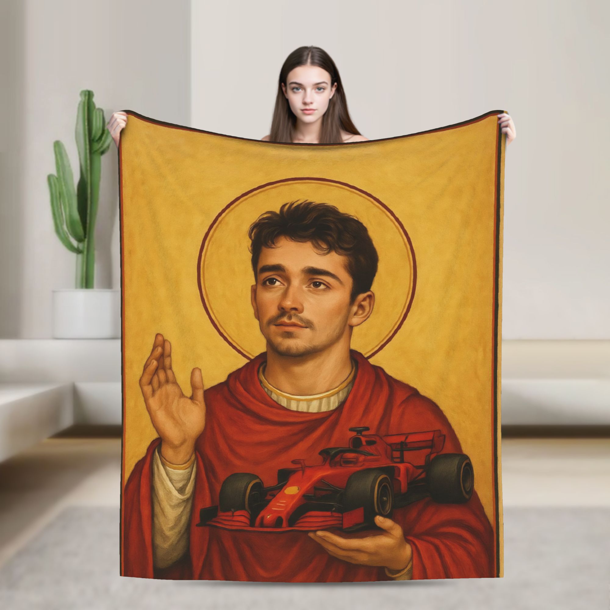 Funny image of Jesus Flannel p - Home Textiles Images ulasan dan harga