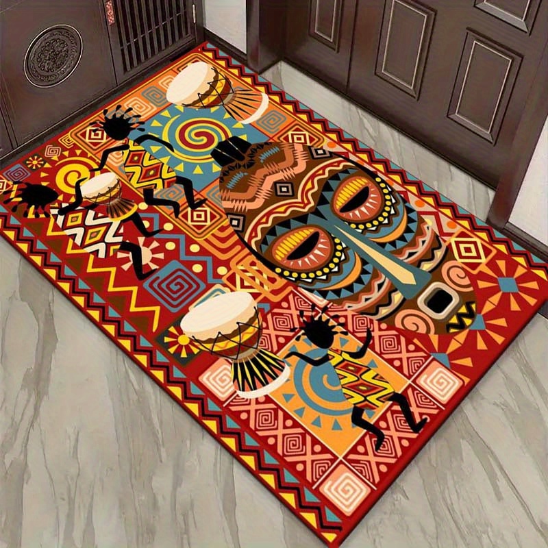 African Art Rug for Cultural D - Home Art Textiles ulasan dan harga