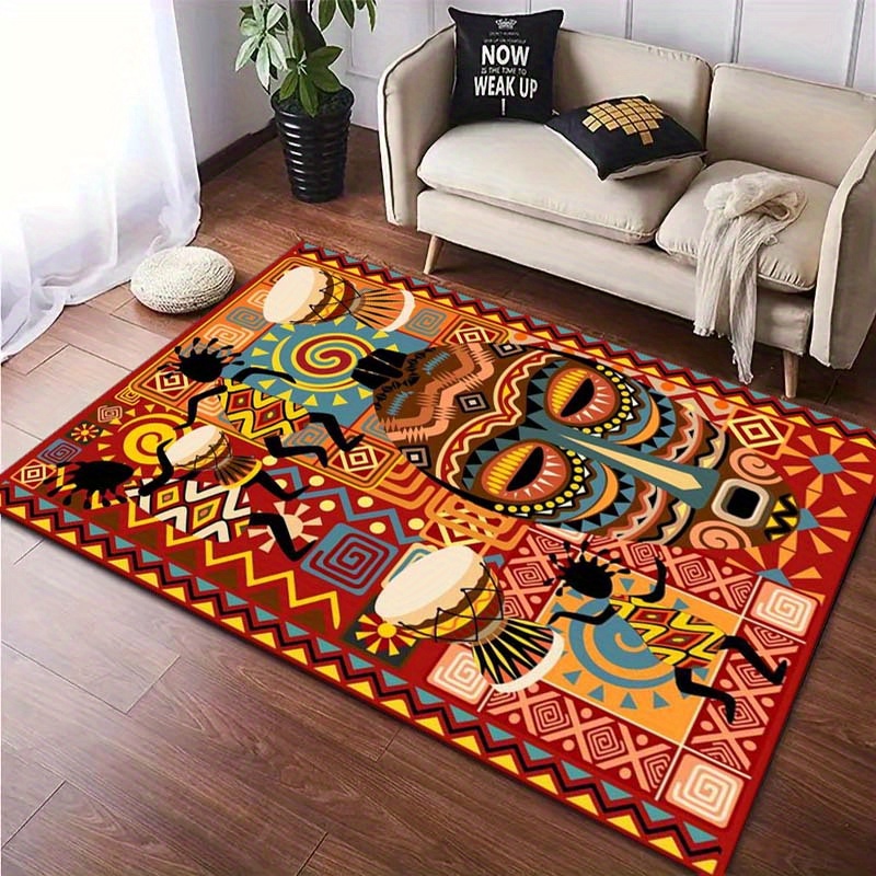 African Art Rug for Cultural D - Home Art Textiles ulasan dan harga