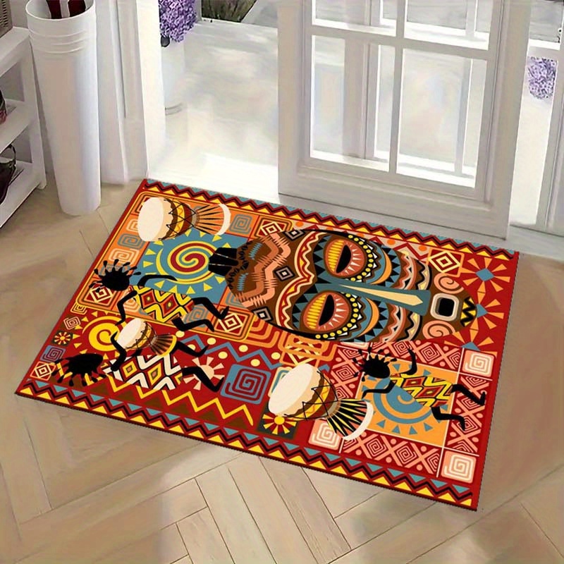 African Art Rug for Cultural D - Home Art Textiles ulasan dan harga