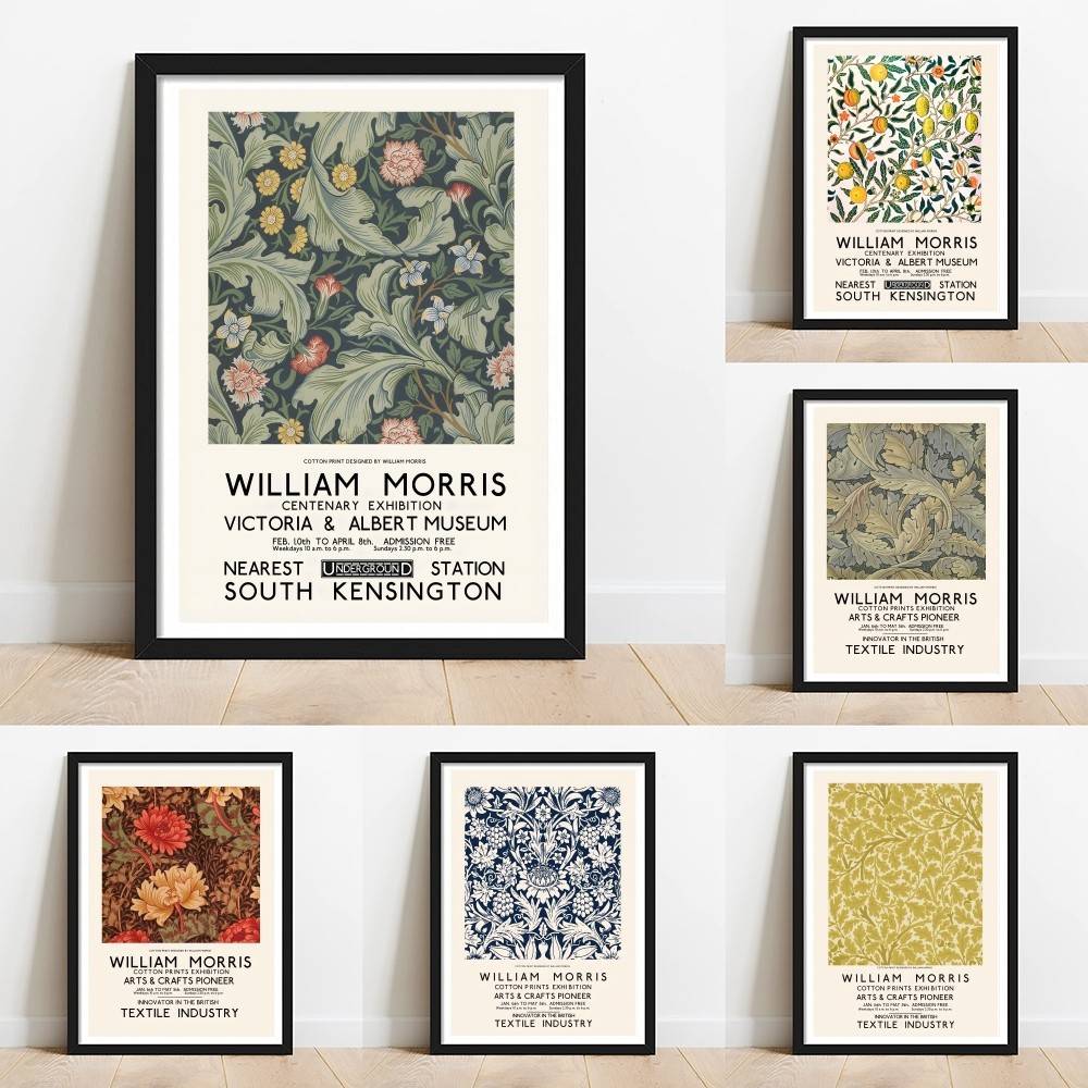 William Morris Vintage Floral  - Home Textiles Exhibition ulasan dan harga