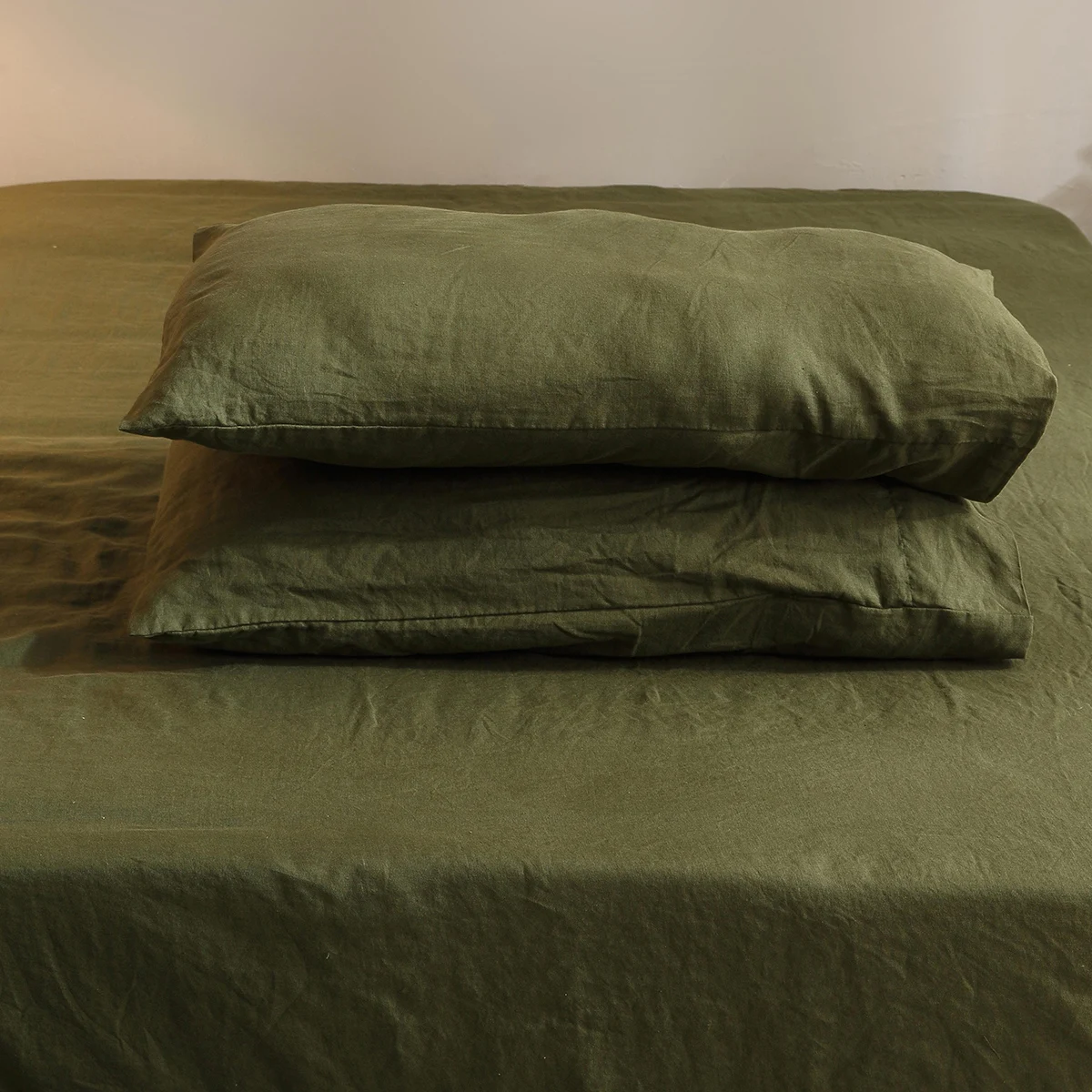 Bed Sheet Set 4 Piece 100% Pur - Fitted Sheet Deep ulasan dan harga