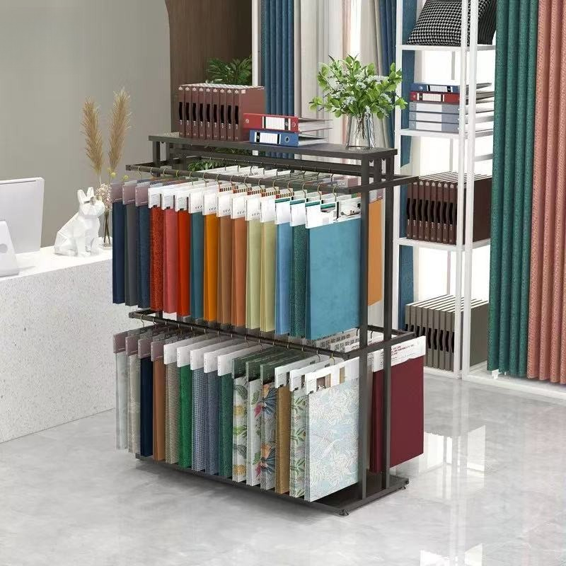 Fabric sample display stand Ho - Home Textiles Exhibition ulasan dan harga