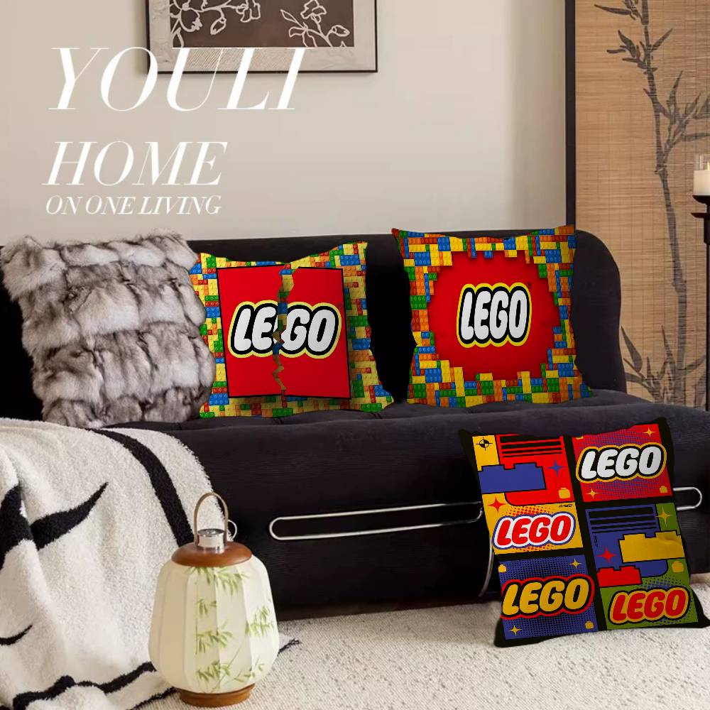 Classic L-LEGOS logo Cushion C - Home Textiles Logo ulasan dan harga