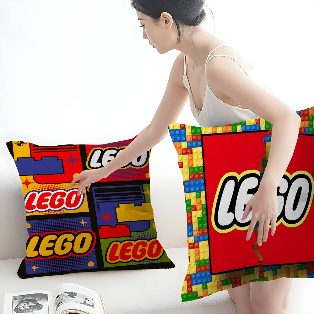 Classic L-LEGOS logo Cushion C - Home Textiles Logo ulasan dan harga