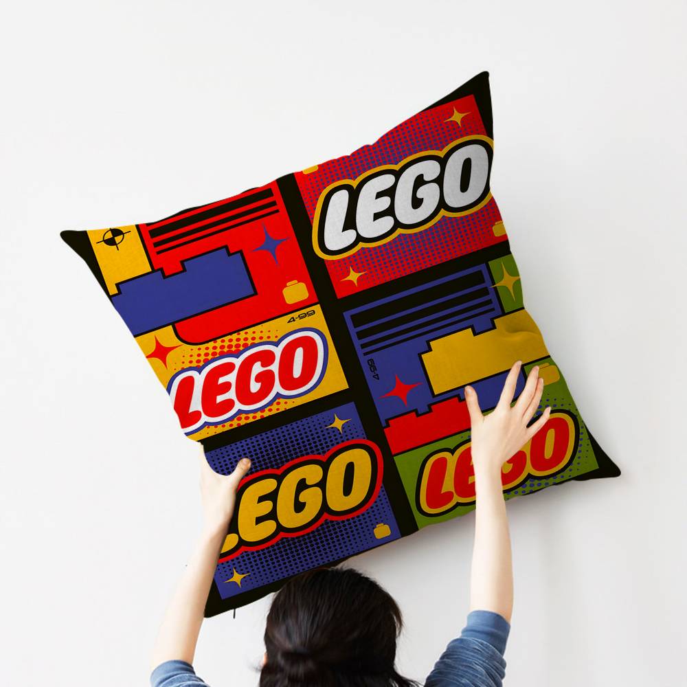 Classic L-LEGOS logo Cushion C - Home Textiles Logo ulasan dan harga