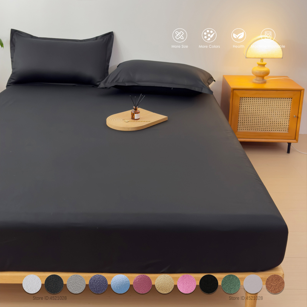 Elastic Edges Cotton Fitted Sh - Mattress Pad Topper ulasan dan harga