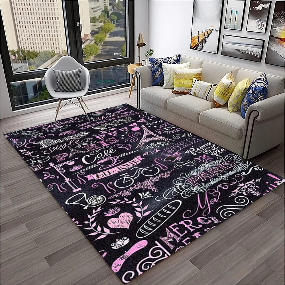 France Paris Eiffel Tower Retr - Home Textiles Paris ulasan dan harga
