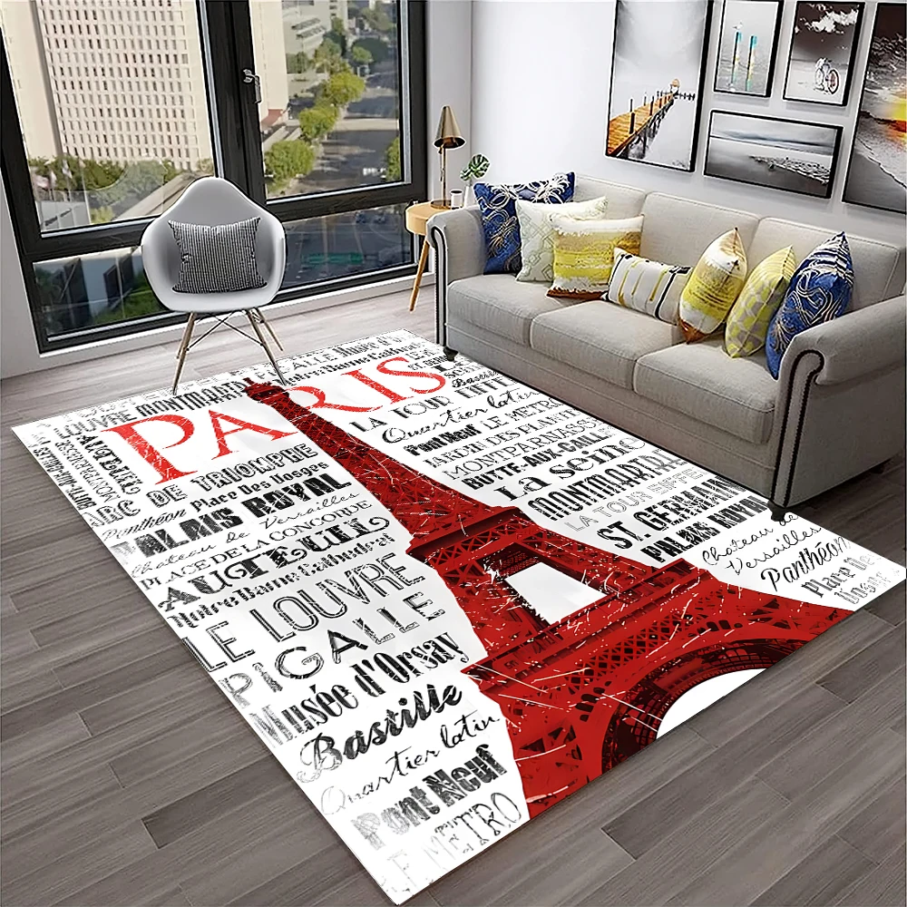France Paris Eiffel Tower Retr - Home Textiles Paris ulasan dan harga