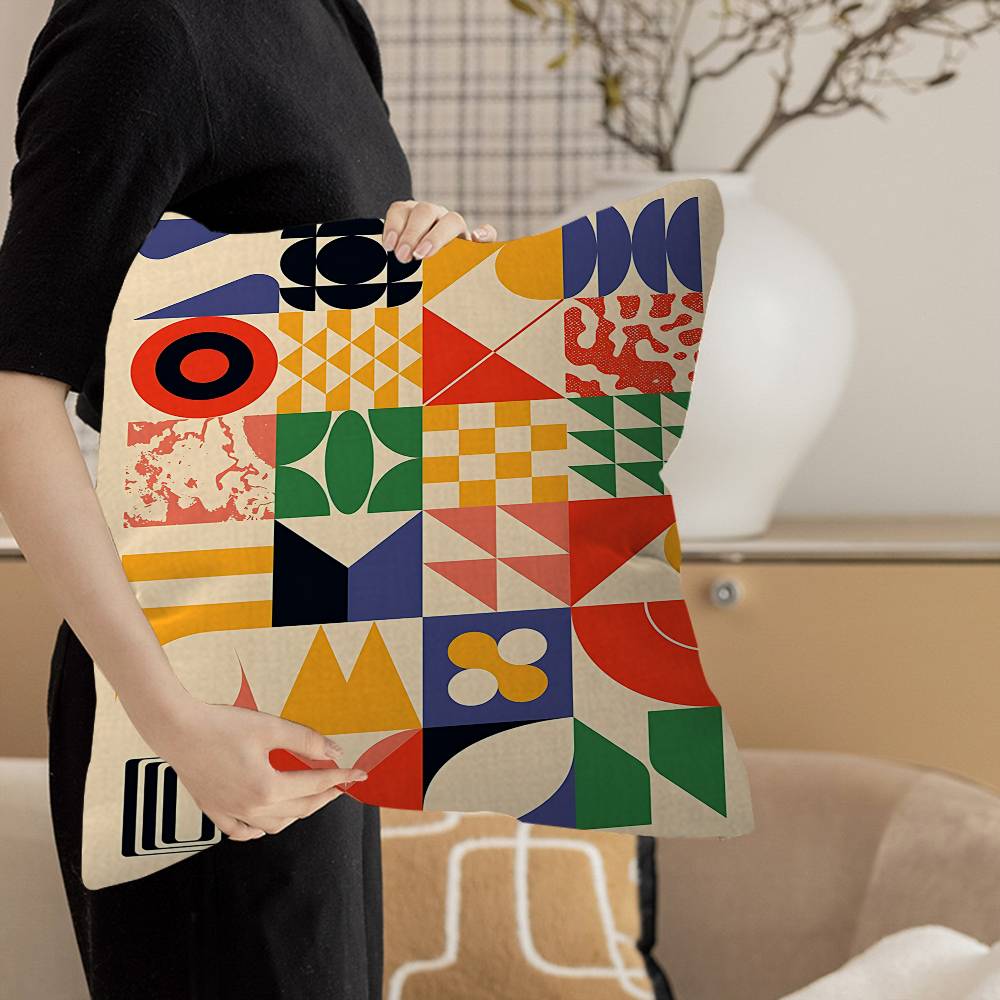 Abstract Bauhaus Exhibition Cu - Home Textiles Exhibition ulasan dan harga