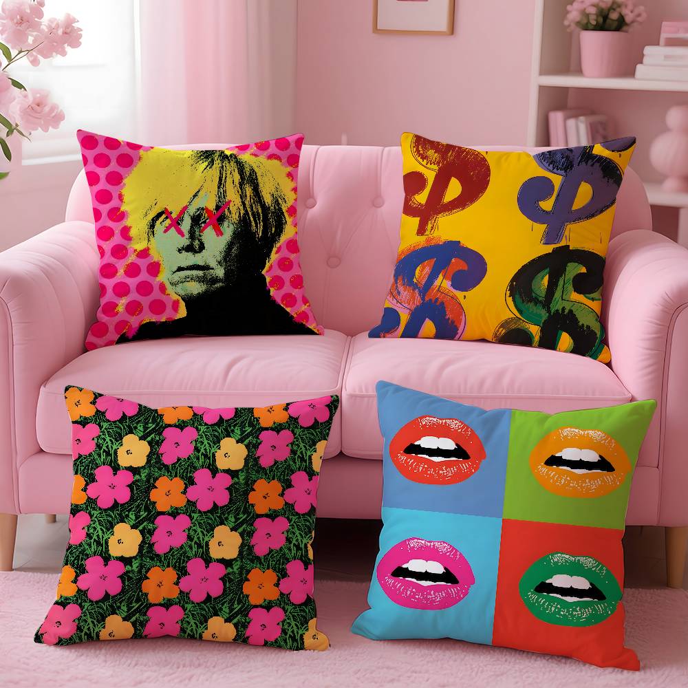 A-Andy W-Warhol Art Pillow Cas - Home Art Textiles ulasan dan harga