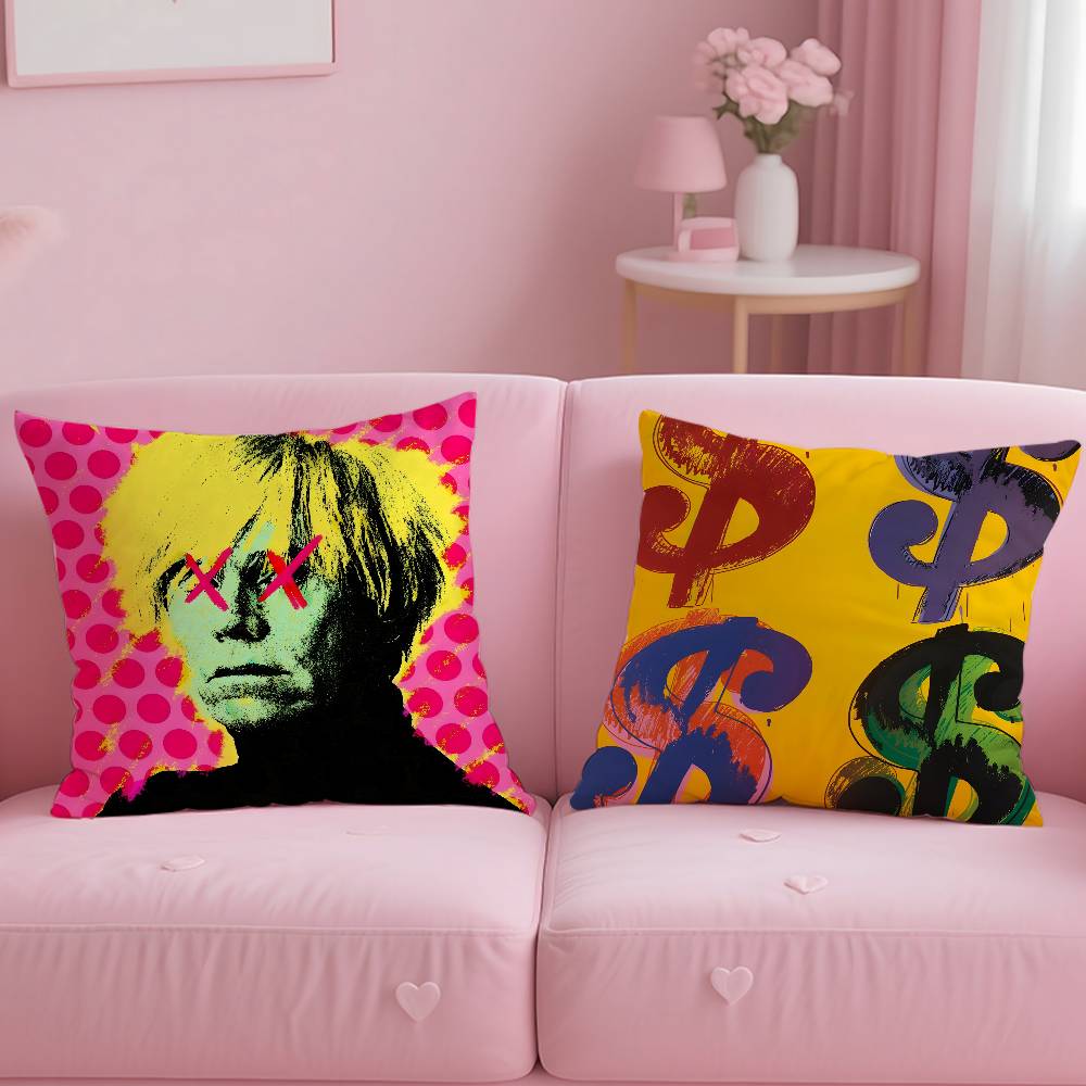 A-Andy W-Warhol Art Pillow Cas - Home Art Textiles ulasan dan harga