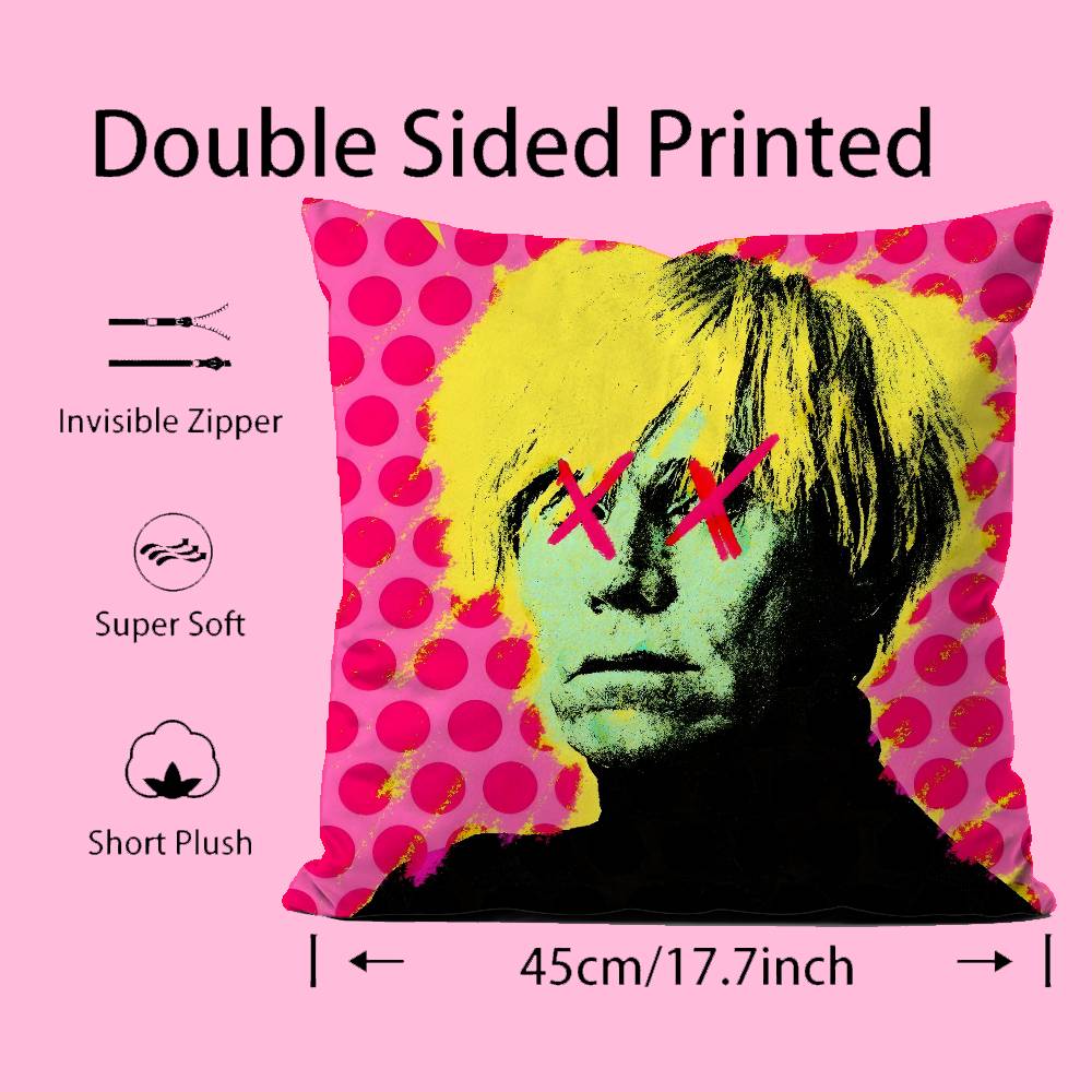 A-Andy W-Warhol Art Pillow Cas - Home Art Textiles ulasan dan harga
