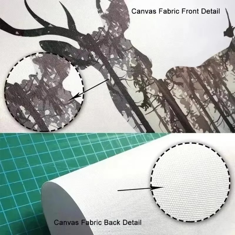 Metal Figure Statue Art Canvas - Home Textiles Products ulasan dan harga